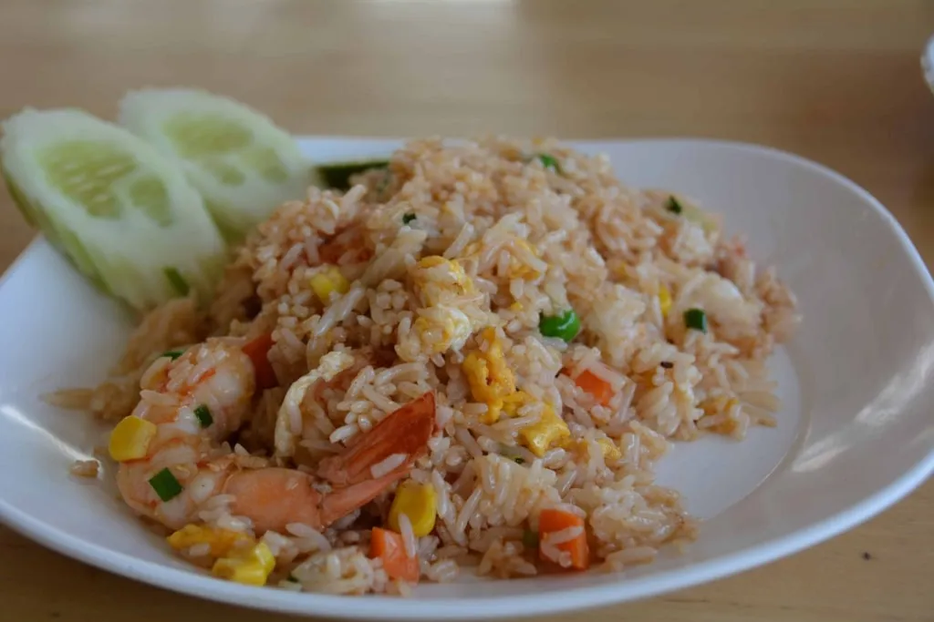 タイ米の海鮮チャーハン