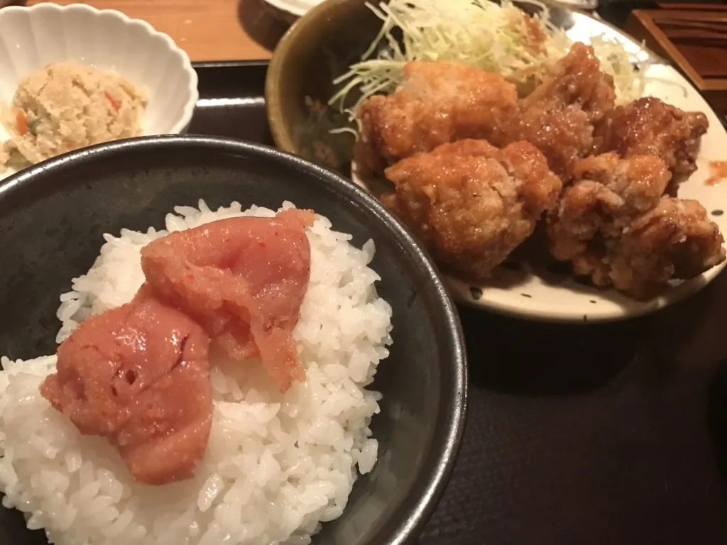 やまや 明太子食べ放題ランチ