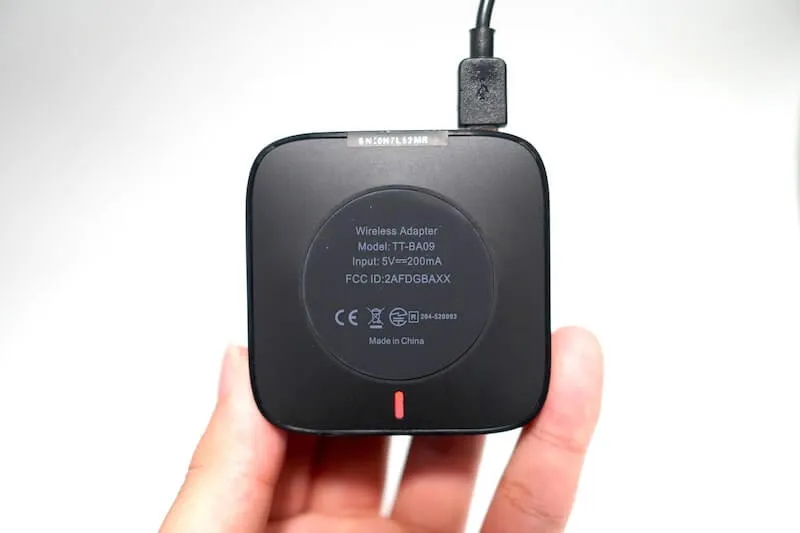 TT-BA09の充電の様子