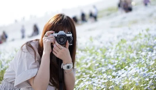 SEL55mm f 1.8でポートレート撮影